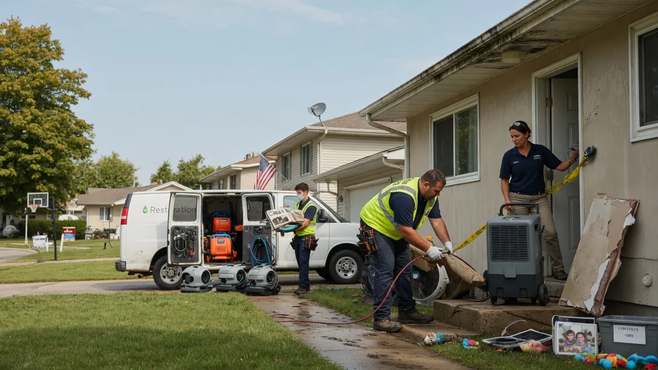 Water Damage Restoration in Bement, IL near me